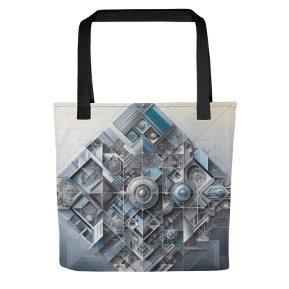 Abstract Art Tote Bag: Precise Symphony