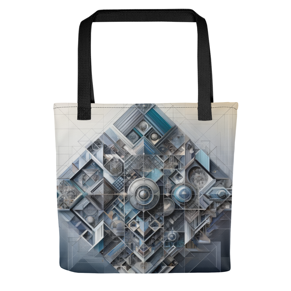 Abstract Art Tote Bag: Precise Symphony