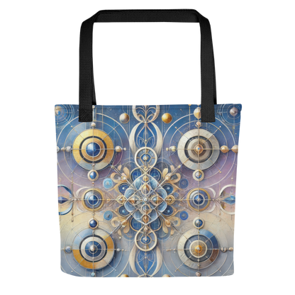 Abstract Art Tote Bag: Reflective Symmetry