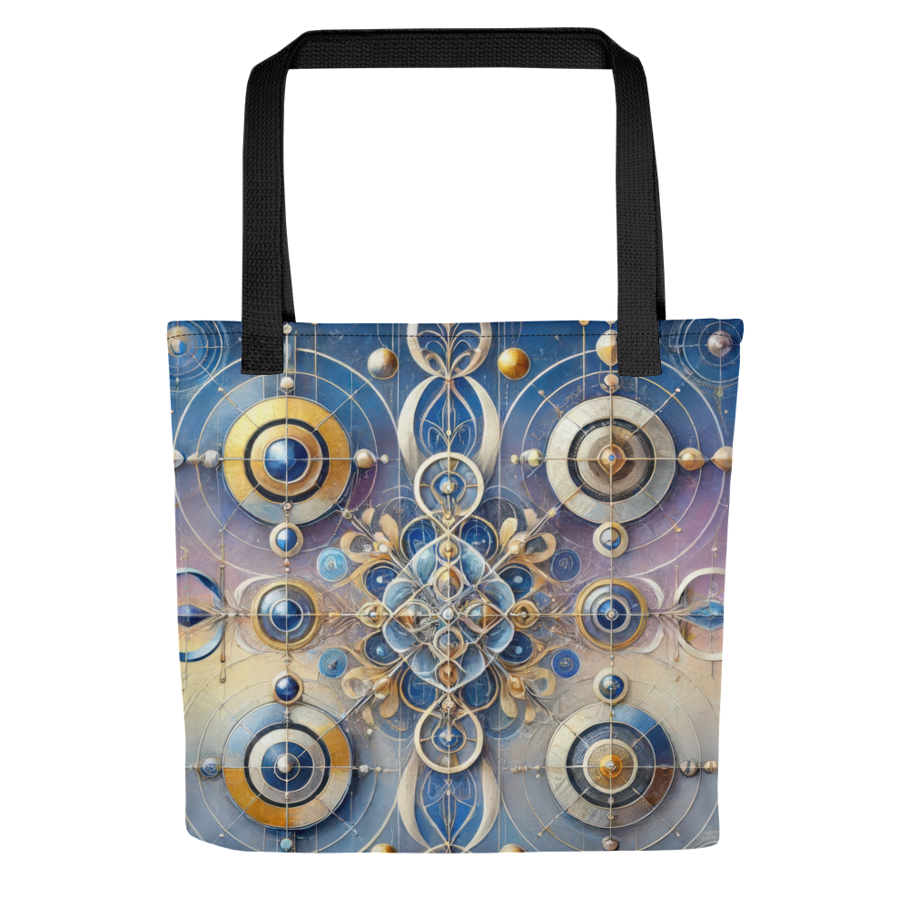 Abstract Art Tote Bag: Reflective Symmetry