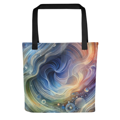 Abstract Art Tote Bag: Harmonic Confluence