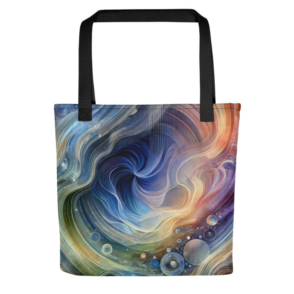 Abstract Art Tote Bag: Harmonic Confluence