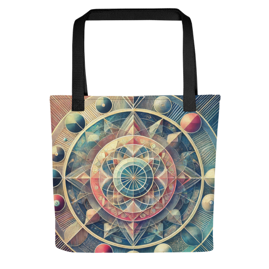 Abstract Art Tote Bag: Unified Cadence