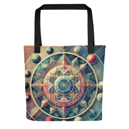 Abstract Art Tote Bag: Unified Cadence