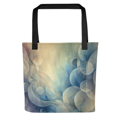 Abstract Art Tote Bag: Reflective Harmony