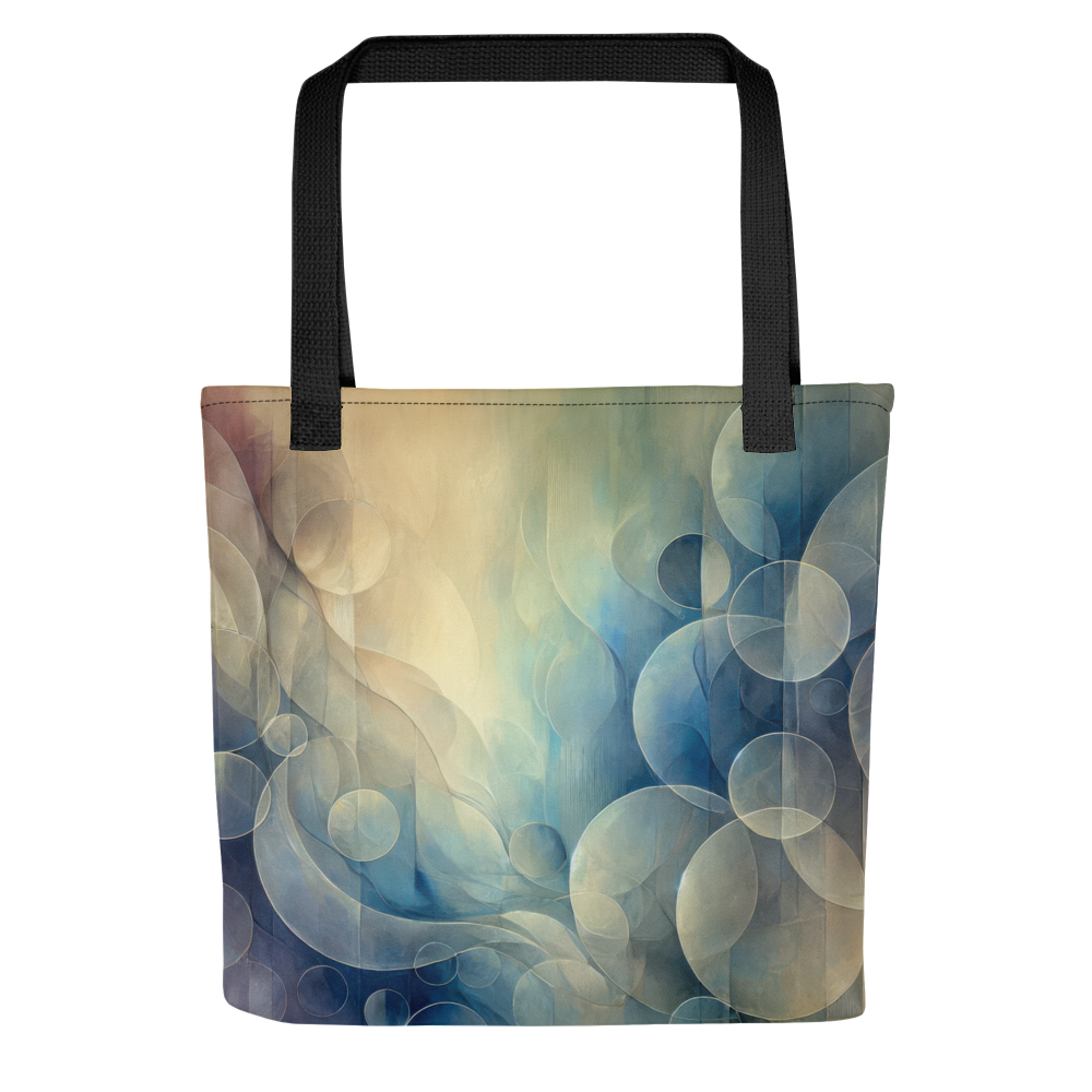 Abstract Art Tote Bag: Reflective Harmony