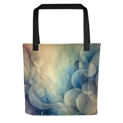 Abstract Art Tote Bag: Reflective Harmony