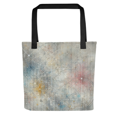 Abstract Art Tote Bag: Refined Pathways