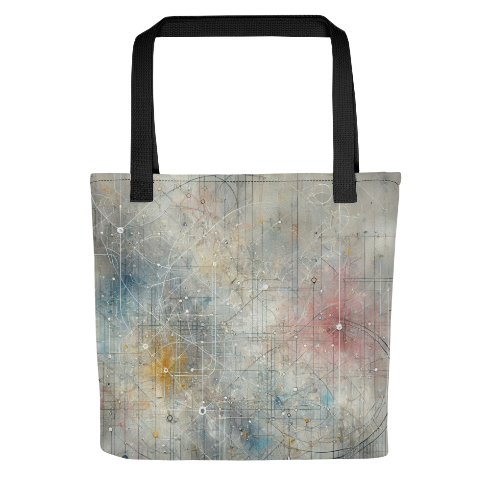 Abstract Art Tote Bag: Refined Pathways