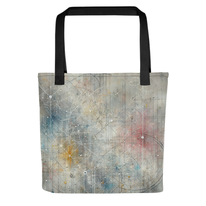 Abstract Art Tote Bag: Refined Pathways