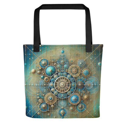 Abstract Art Tote Bag: Harmony in Focus