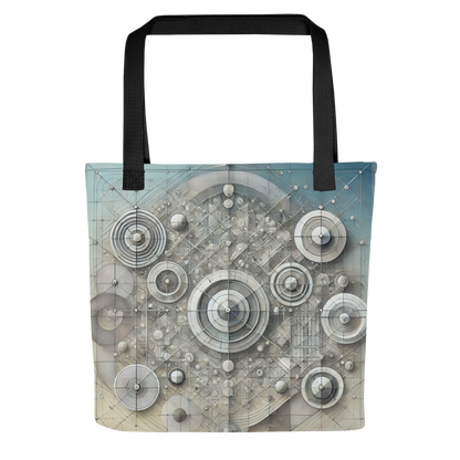 Abstract Art Tote Bag: Harmonious Precision