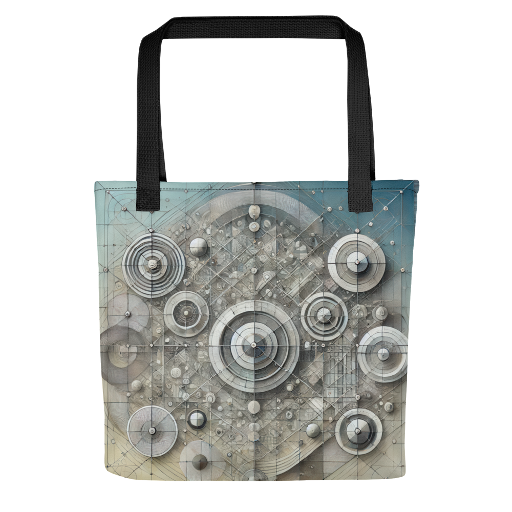 Abstract Art Tote Bag: Harmonious Precision