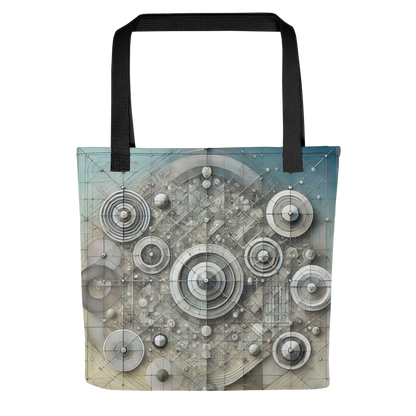 Abstract Art Tote Bag: Harmonious Precision