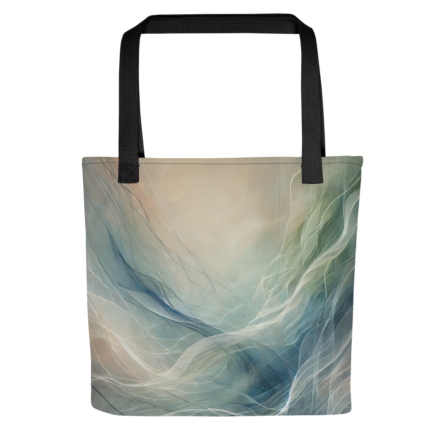 Abstract Art Tote Bag: Ethereal Harmony