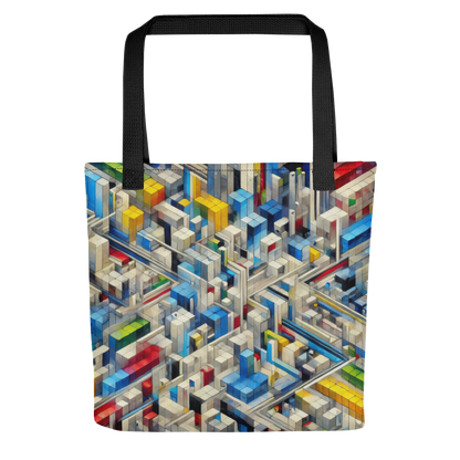 Abstract Art Tote Bag: Precision Mosaic