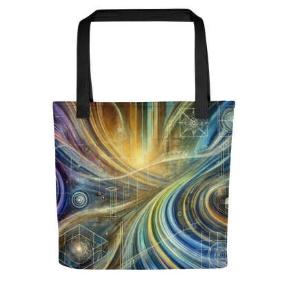 Abstract Art Tote Bag: Purposeful Continuum