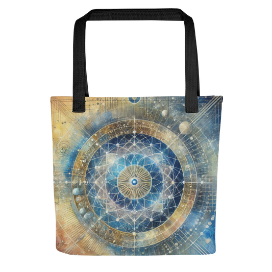 Abstract Art Tote Bag: Unified Continuum