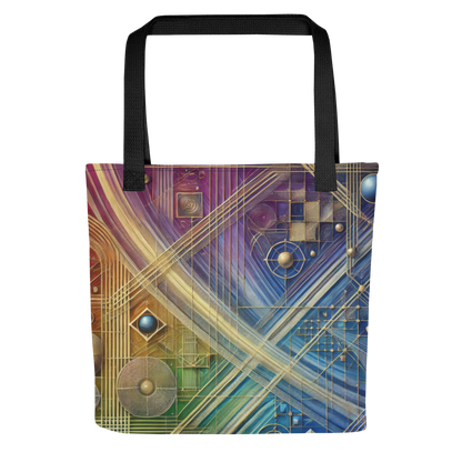 Abstract Art Tote Bag: Purposeful Interlace