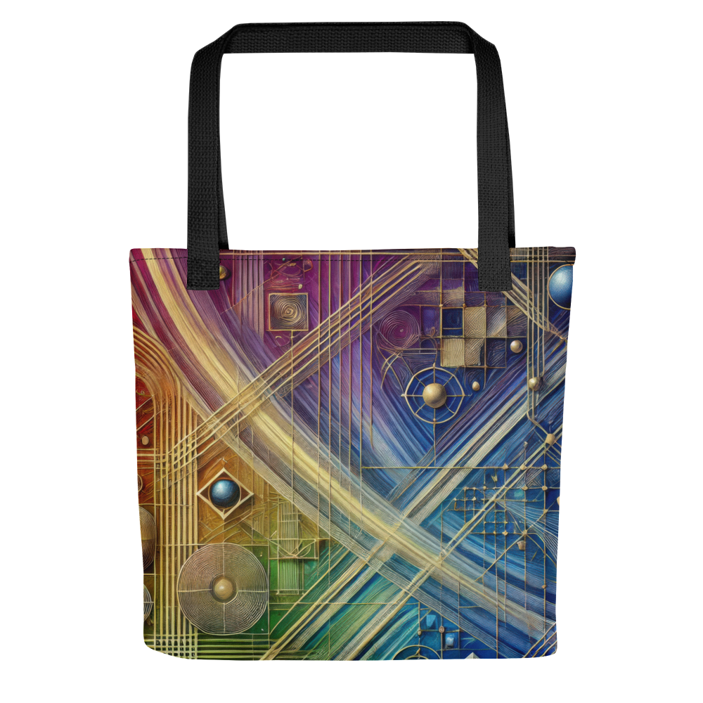 Abstract Art Tote Bag: Purposeful Interlace