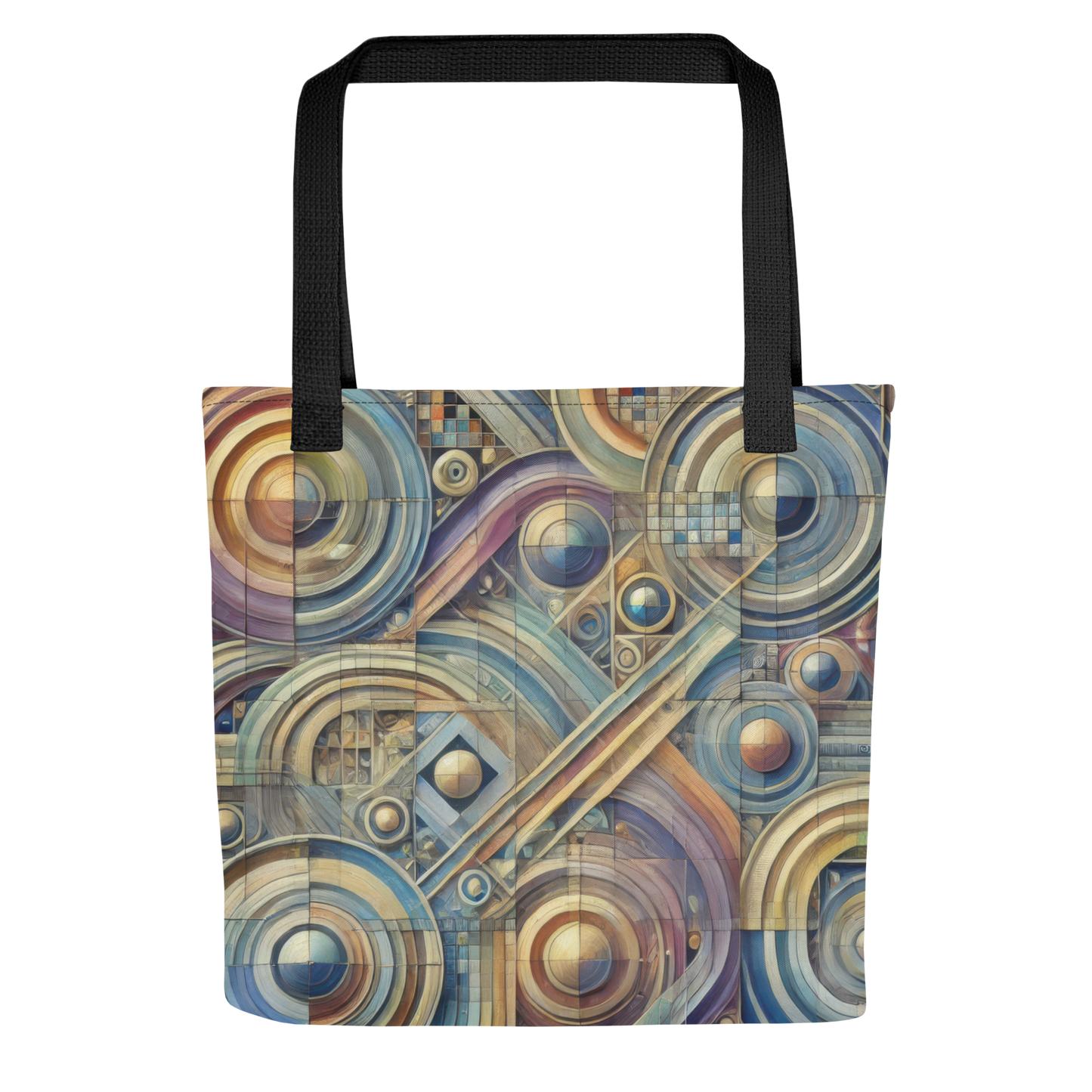 Abstract Art Tote Bag: Unified Rhythm