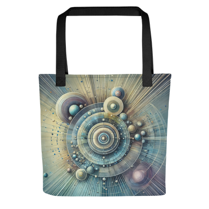 Abstract Art Tote Bag: Unified Echoes