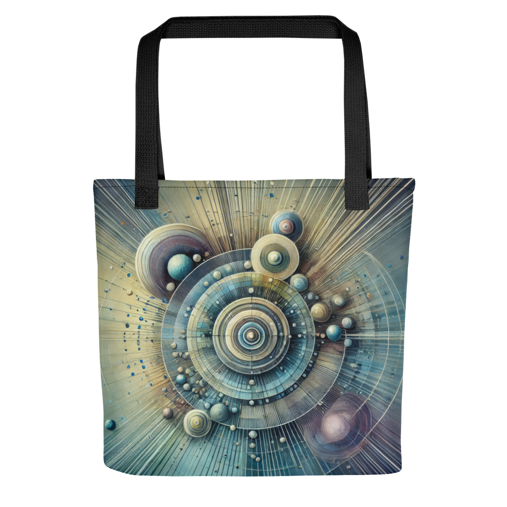 Abstract Art Tote Bag: Unified Echoes