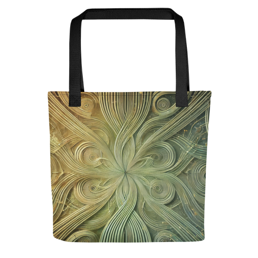 Abstract Art Tote Bag: Harmonious Pathways