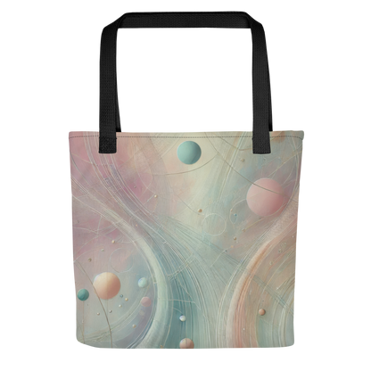 Abstract Art Tote Bag: Harmonized Whispers