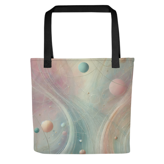 Abstract Art Tote Bag: Harmonized Whispers