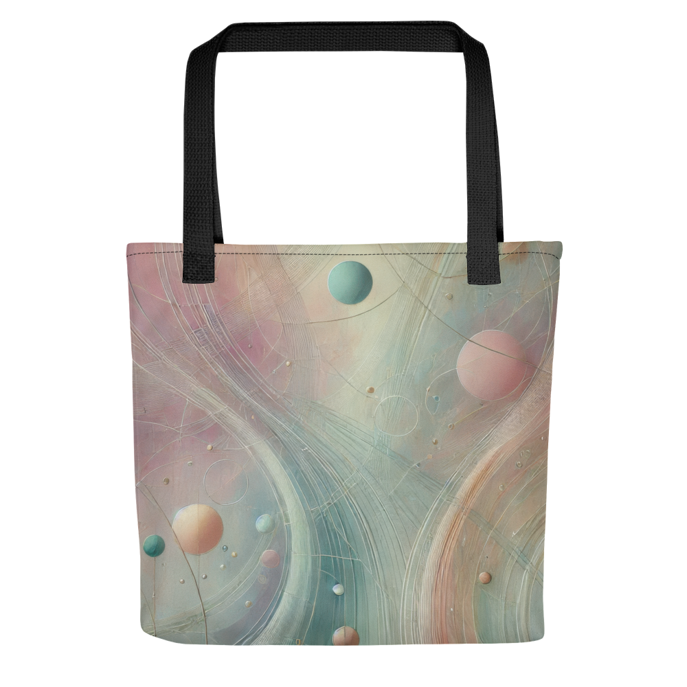 Abstract Art Tote Bag: Harmonized Whispers