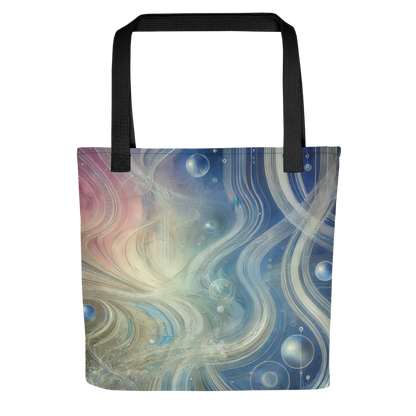 Abstract Art Tote Bag: Echoes of Unity