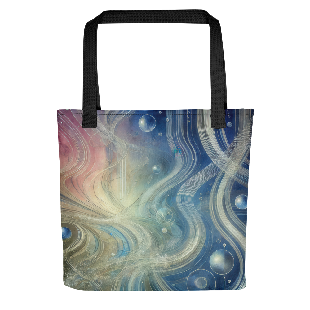 Abstract Art Tote Bag: Echoes of Unity