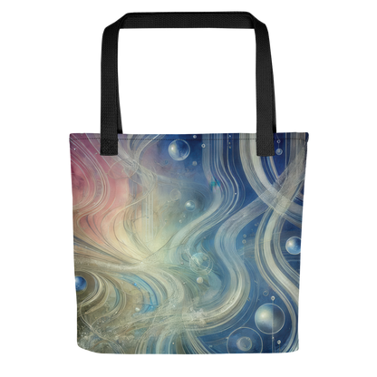 Abstract Art Tote Bag: Echoes of Unity