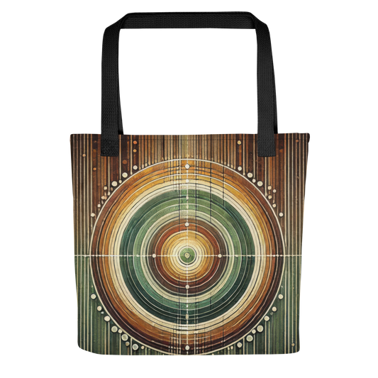 Abstract Art Tote Bag: Balanced Cadence