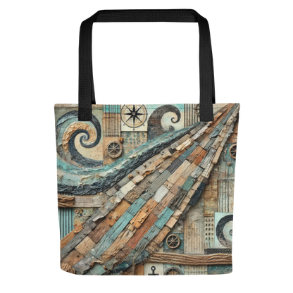 Modern Collage Tote Bag: The Unfolding Deck