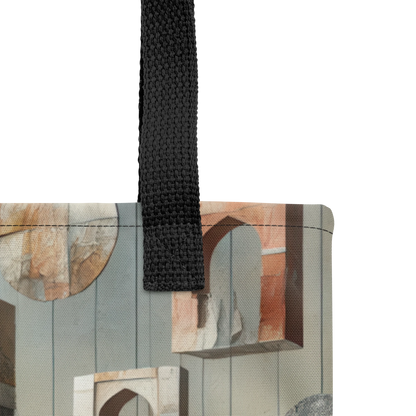 Modern Collage Tote Bag: The Hanging Courtyard