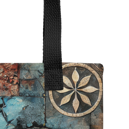 Modern Collage Tote Bag: The Silent Watcher