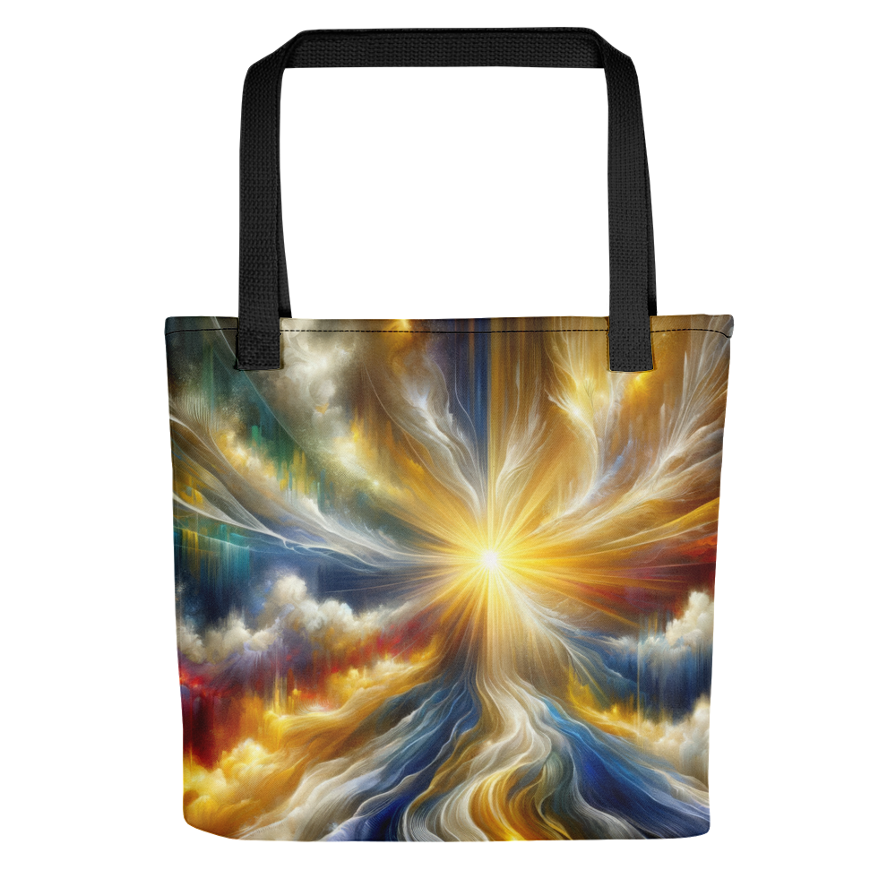 Abstract Art Tote Bag: Luminous Legacy