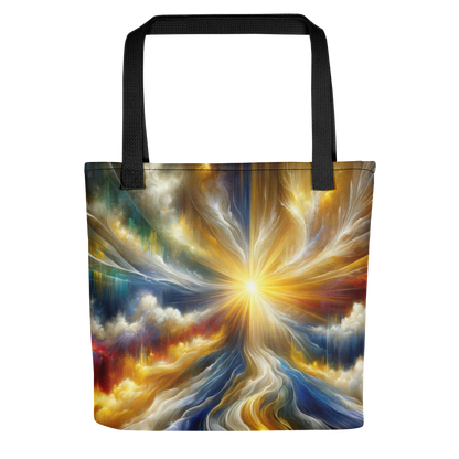 Abstract Art Tote Bag: Luminous Legacy