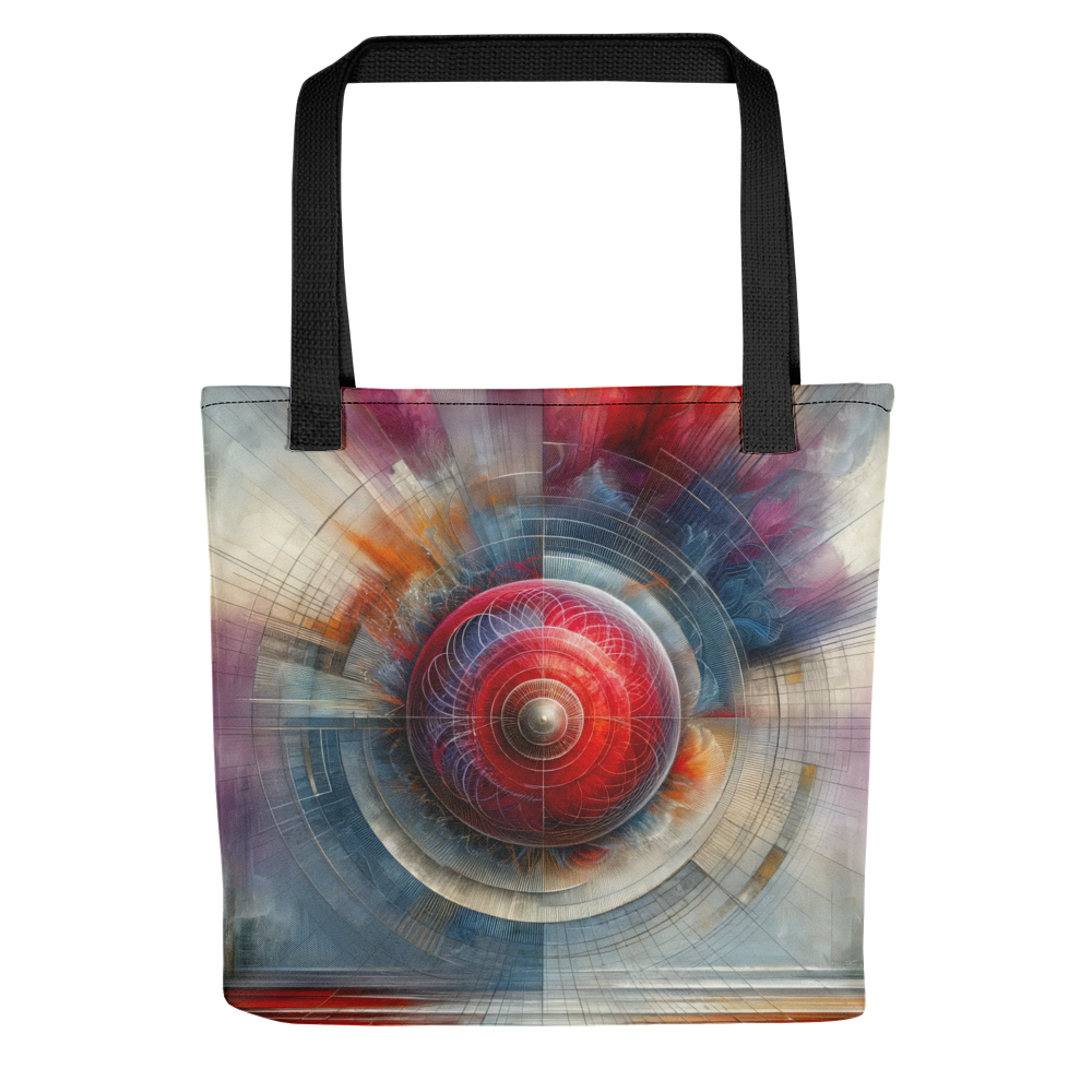 Abstract Art Tote Bag: Resolute Revelation