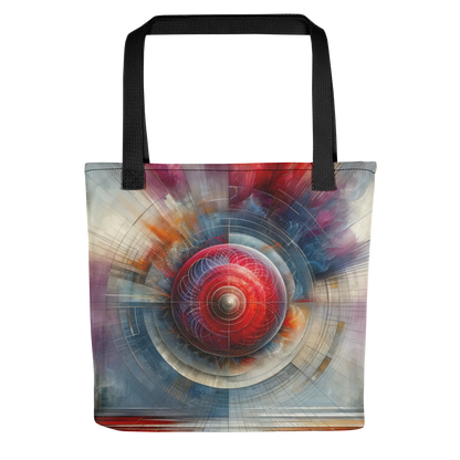 Abstract Art Tote Bag: Resolute Revelation