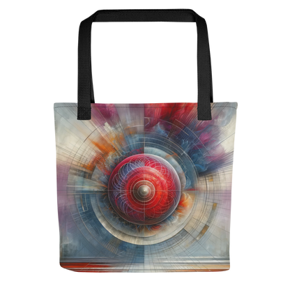 Abstract Art Tote Bag: Resolute Revelation