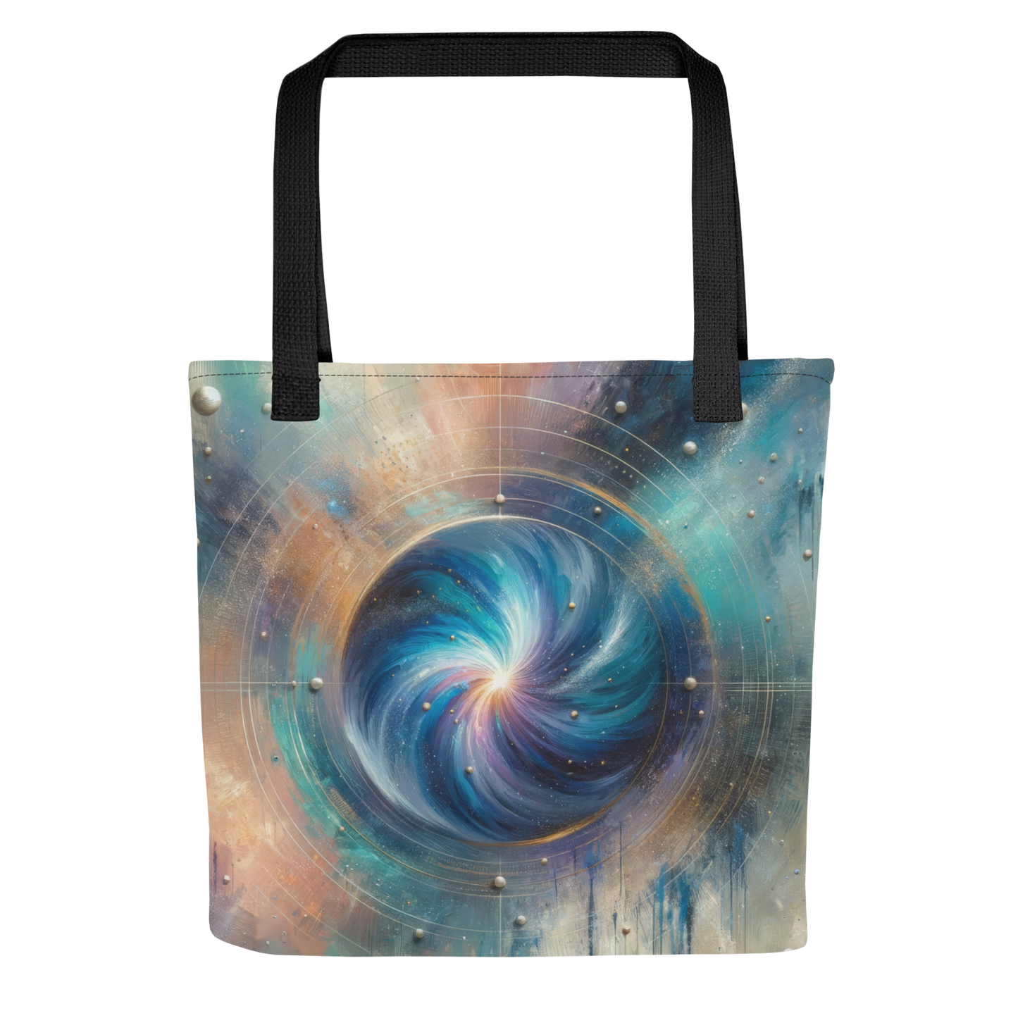 Abstract Art Tote Bag: Reflective Resurgence