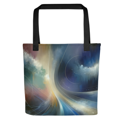 Abstract Art Tote Bag: Introspective Horizons