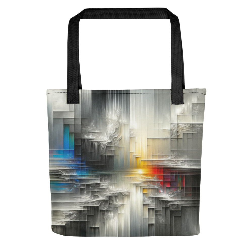 Abstract Art Tote Bag: Reflections on the Cusp