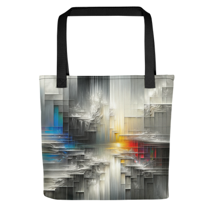 Abstract Art Tote Bag: Reflections on the Cusp