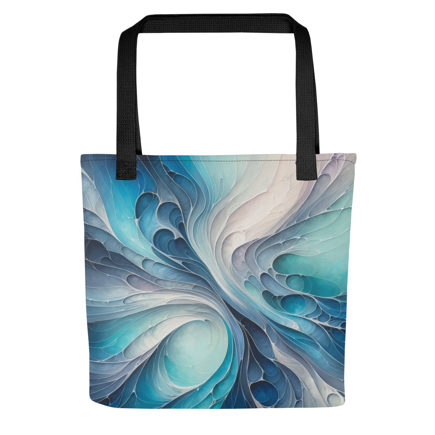 Abstract Art Tote Bag: Adaptive Currents