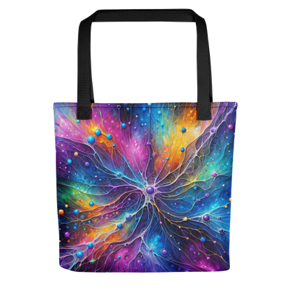 Abstract Art Tote Bag: Synaptic Symphony