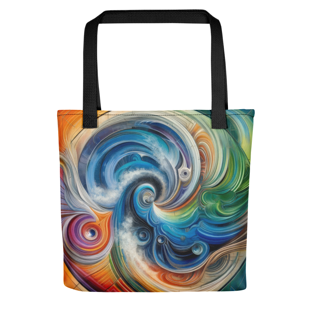 Abstract Art Tote Bag: Dynamic Integration